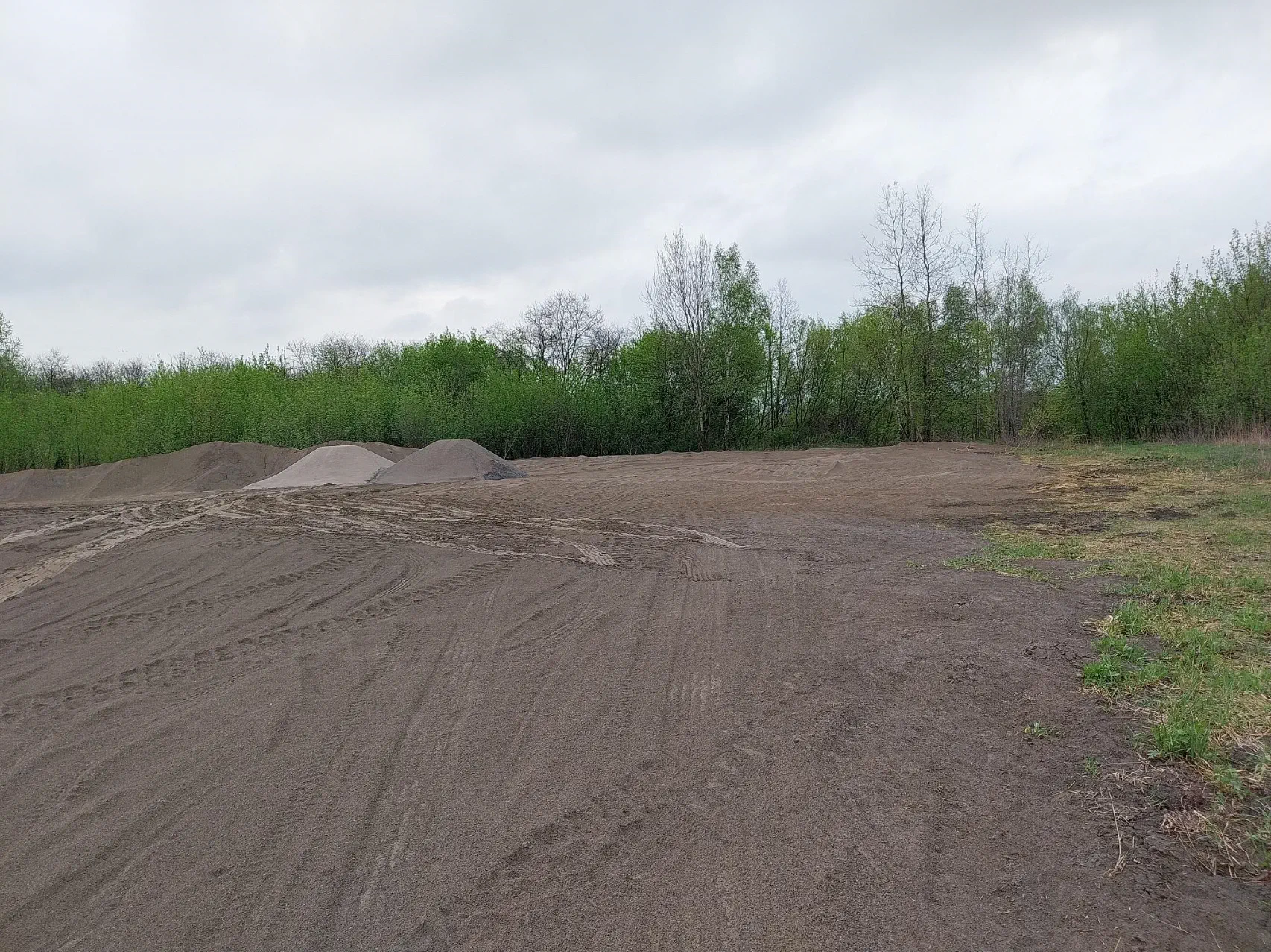 Teren po pracach niwelacyjnych 1
